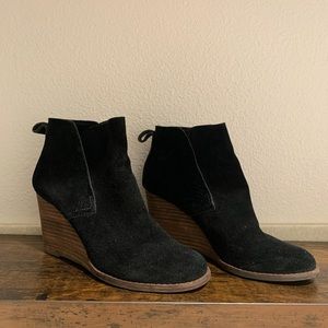 Lucky Brand Black Ankle Boots
